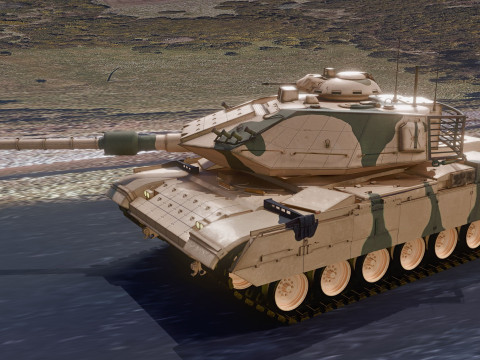 M60T Sabra Tank 3D Model