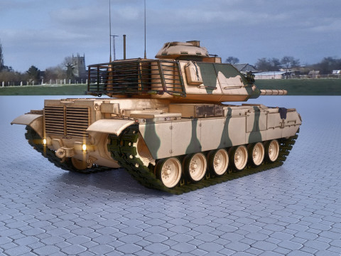 M60T Sabra Tank 3D Model