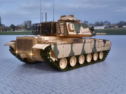 M60T Sabra Tank 3D Model