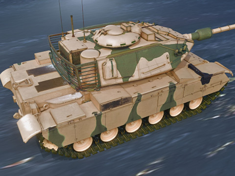 M60T Sabra Tank 3D Model