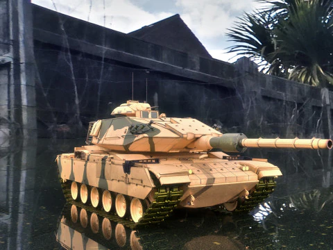 M60T Sabra Tank 3D Model