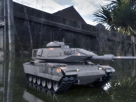 M60T Sabra Tank 3D Model