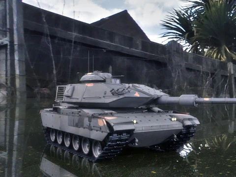 M60T Sabra Tank 3D Model