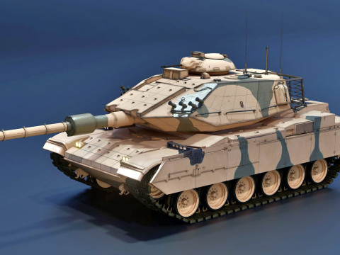 M60T Sabra Tank 3D Model