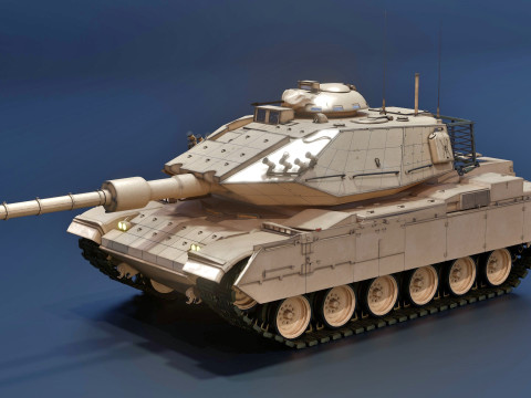 M60T Sabra Tank 3D Model