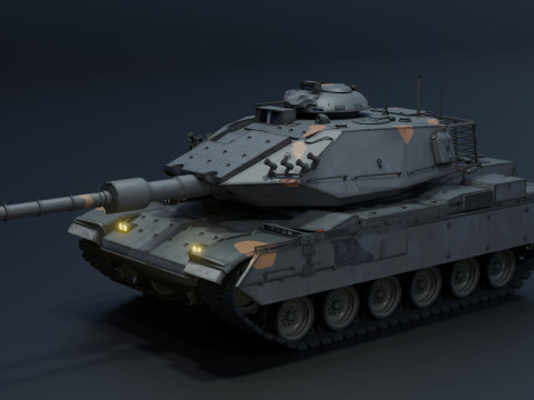 M60T Sabra Tank 3D Model