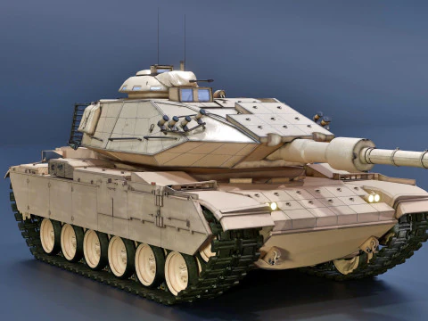 M60T Sabra Tank 3D Model