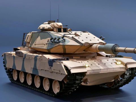 M60T Sabra Tank 3D Model