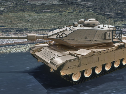 M60T Sabra Tank 3D Model