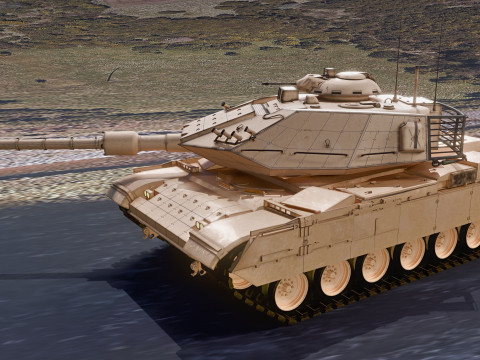 M60T Sabra Tank 3D Model