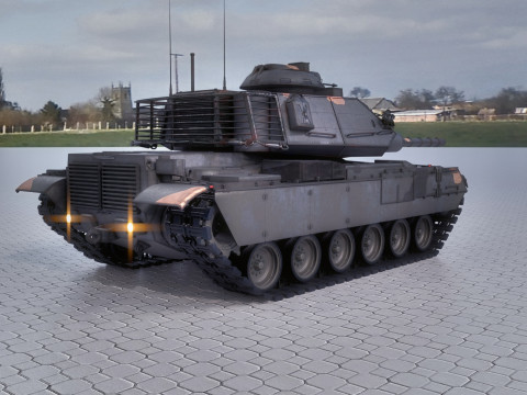 M60T Sabra Tank 3D Model