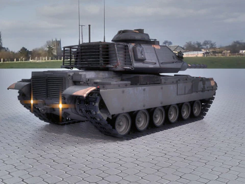 M60T Sabra Tank 3D Model