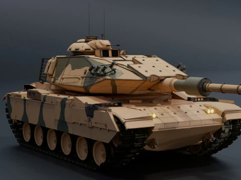 M60T Sabra Tank 3D Model