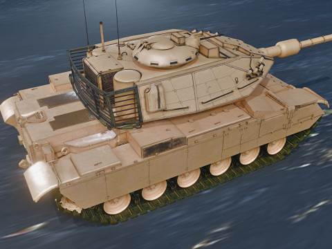 M60T Sabra Tank 3D Model