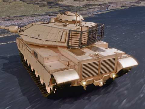M60T Sabra Tank 3D Model