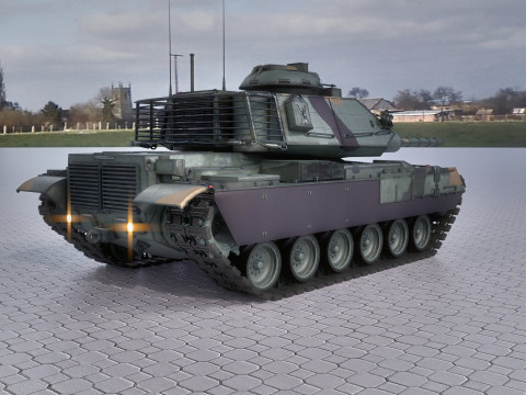M60T Sabra Tank 3D Model