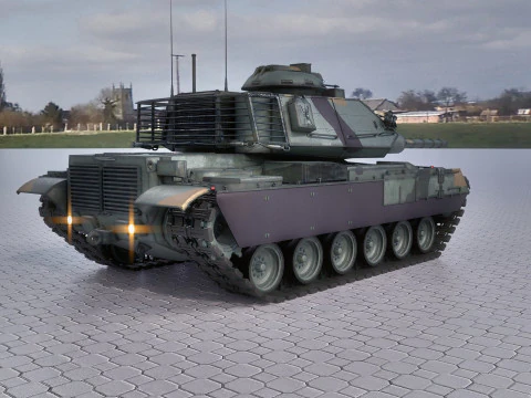 M60T Sabra Tank 3D Model