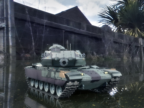 M60T Sabra Tank 3D Model