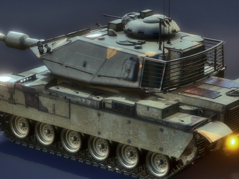 M60T Sabra Tank 3D Model