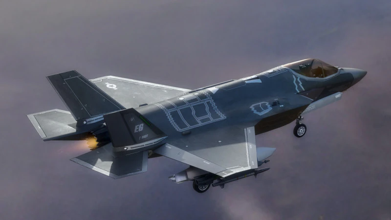 F35A Lightning II &mdash; оснащенный &mdash; с кабиной высокого разрешения 3D Модель .c4d .max .obj .3ds .fbx .stl .blend 