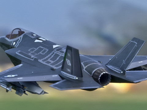 F35A Lightning II - Attrezzato - con cabina di pilotaggio ad alta risoluzione Modello 3D
