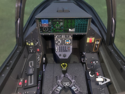 F35A Lightning II - Attrezzato - con cabina di pilotaggio ad alta risoluzione Modello 3D
