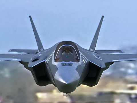F35A Lightning II - Attrezzato - con cabina di pilotaggio ad alta risoluzione Modello 3D