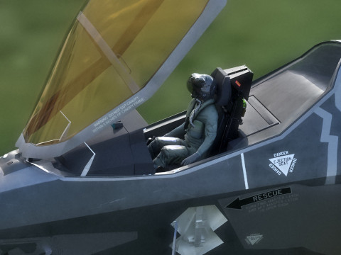 F35A Lightning II - Attrezzato - con cabina di pilotaggio ad alta risoluzione Modello 3D