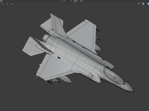 F35A Lightning II - Rigged - with high resolution Textures Model 3D