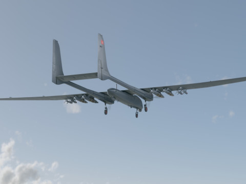 AKSUNGUR - Fuly Rigged - High Resolution Texture 3Dモデル