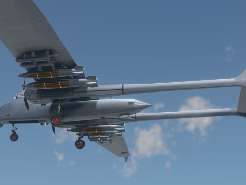 AKSUNGUR - Fuly Rigged - High Resolution Texture 3Dモデル