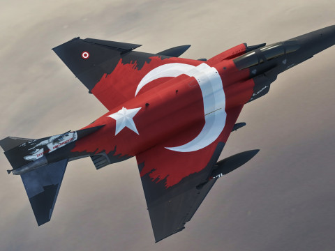 F4-Phantom 2- 50 YIL- Fully Rigged with High Resolution Textures 3D 모델