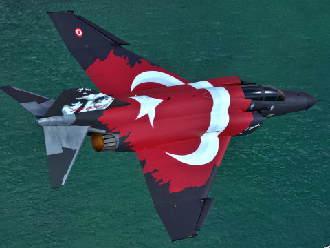 F4-Phantom 2- 50 YIL- Fully Rigged with High Resolution Textures 3D 모델