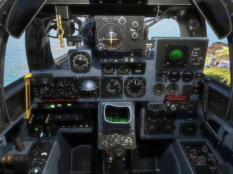 F4 Phantom 2 Forest-Con cabina-Totalmente equipado-Alta resoluci&oacute;n Modelo 3D