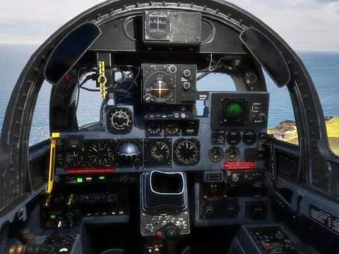 F4 Phantom 2 Kai - With Cockpit-Fully Rigged-High Resolution 3D Model