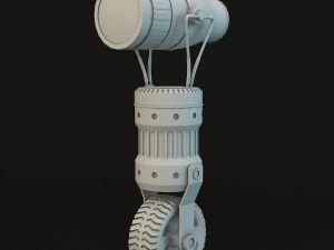 obiettivo della fotocamera Modello 3D