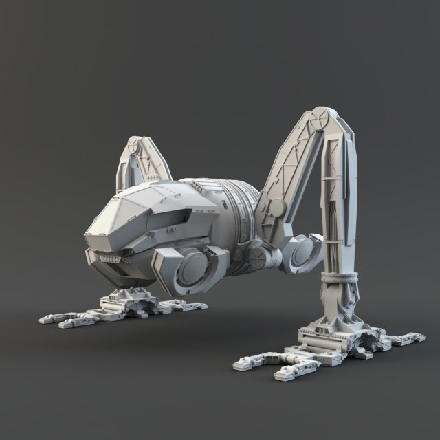 moon tug 3D Модель .c4d .max .obj .3ds .fbx .stl .blend 