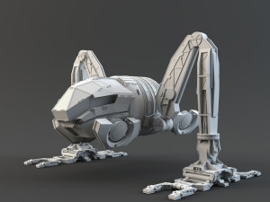 moon tug 3Dモデル