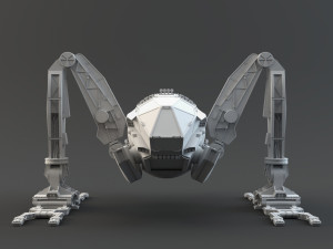 moon tug 3D Модель