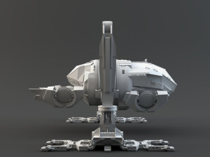 moon tug 3D Модель
