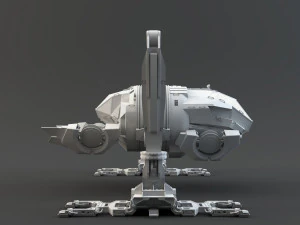 moon tug 3D Model