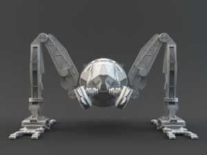 moon tug 3D Модель