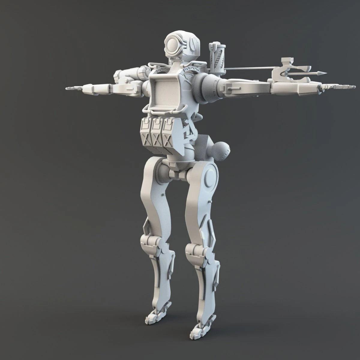 pathfinder apex legends highpoly 3D Model .c4d .max .obj .3ds .fbx .stl .blend 