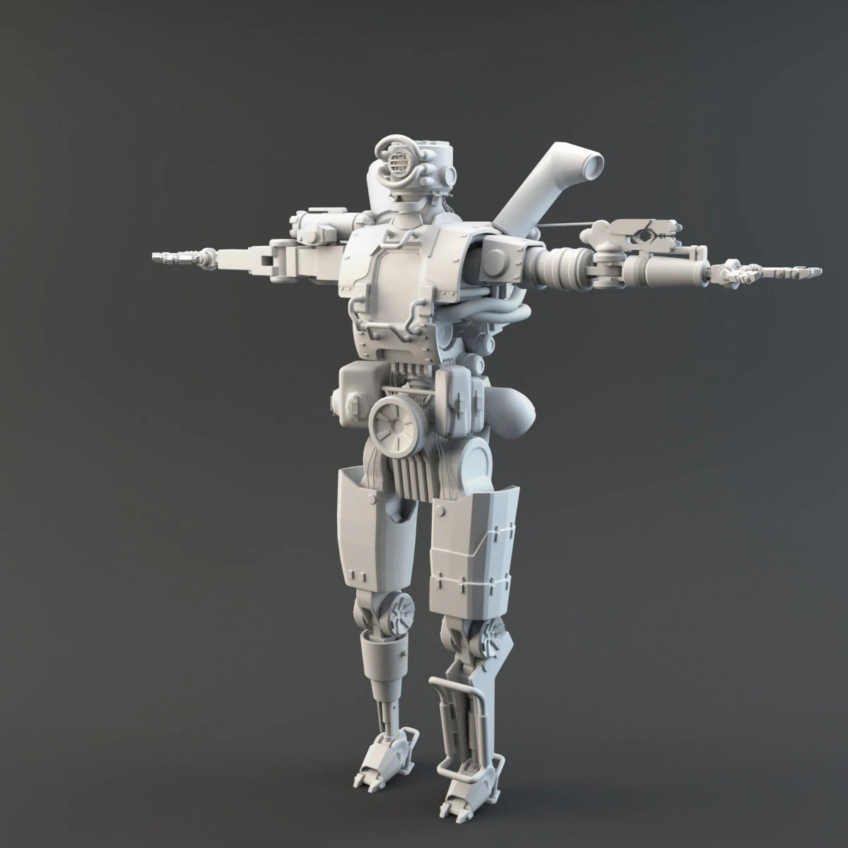 pathfinder v2 apex legends highpoly 3D Model .c4d .max .obj .3ds .fbx .stl .blend