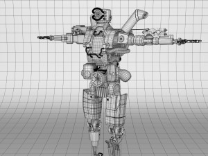 pathfinder v2 apex legends highpoly Model 3D