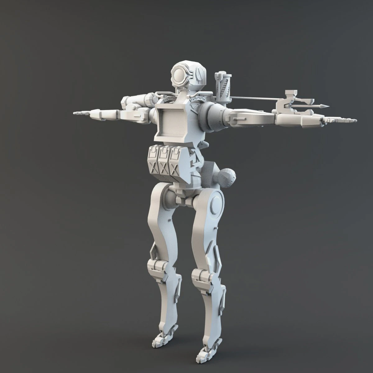 pathfinder apex legends lowpoly 3D Model .c4d .max .obj .3ds .fbx .stl .blend 