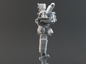 pathfinder v2 apex legends lowpoly Model 3D