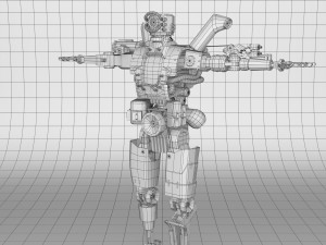 pathfinder v2 apex legends lowpoly Model 3D