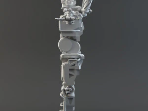 chappie v2 lowpoly 3D Model