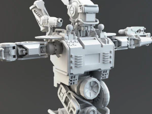 chappie v2 lowpoly 3D Model